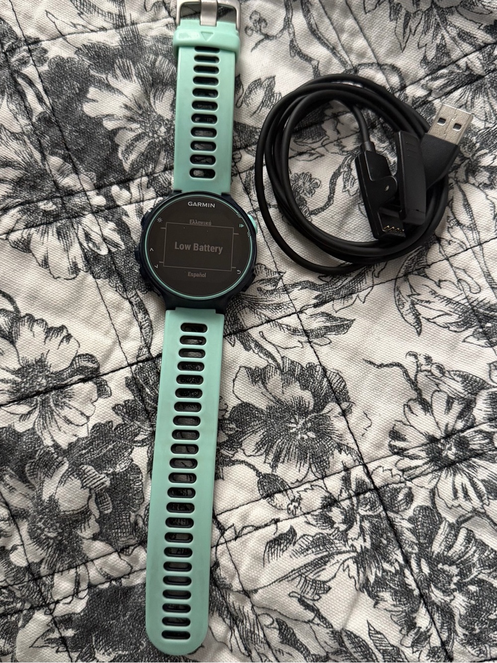 Garmin Forerunner 735xt Watch Works & Reset- Mint Green